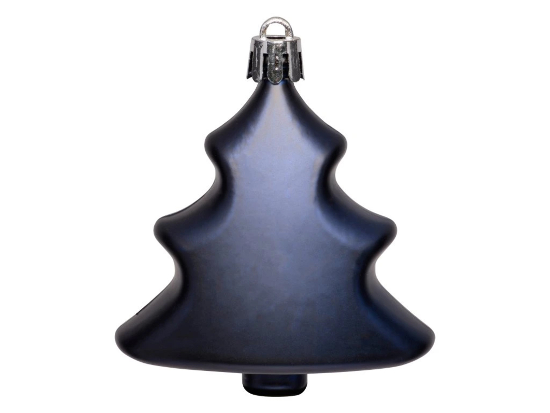 Set decoratiuni pentru brad Quiet Times, 60 piese, alb, albastru, argintiu