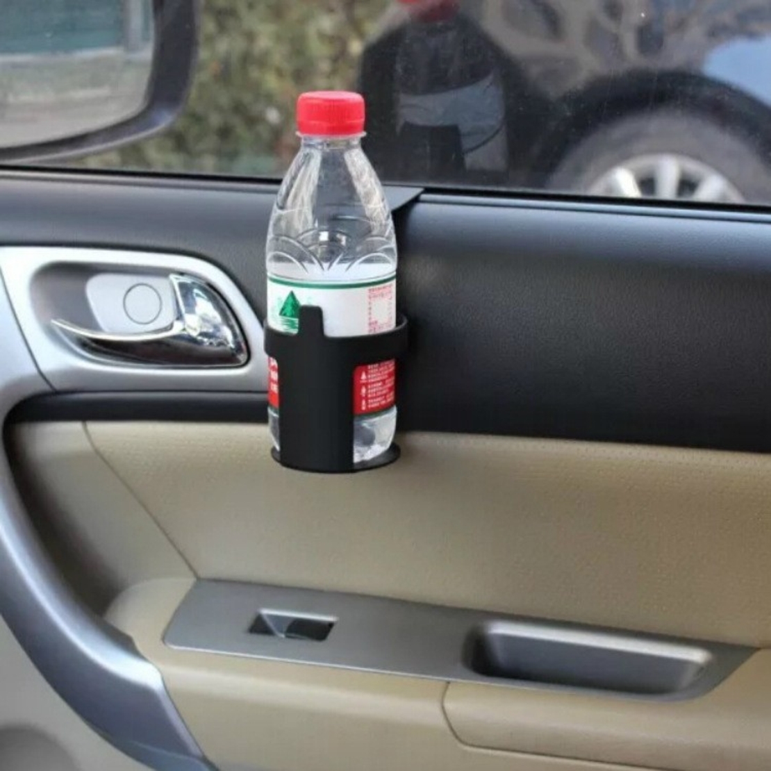 Suport pentru Pahar in Automobil, Flippy, Suport Pahar pentru Masina, din Plastic / ABS, Anti Alunecare, Universal pentru Bauturi Reci sau Calde, ABS, 11.5 x. 6.5 x 6.5 cm Negru