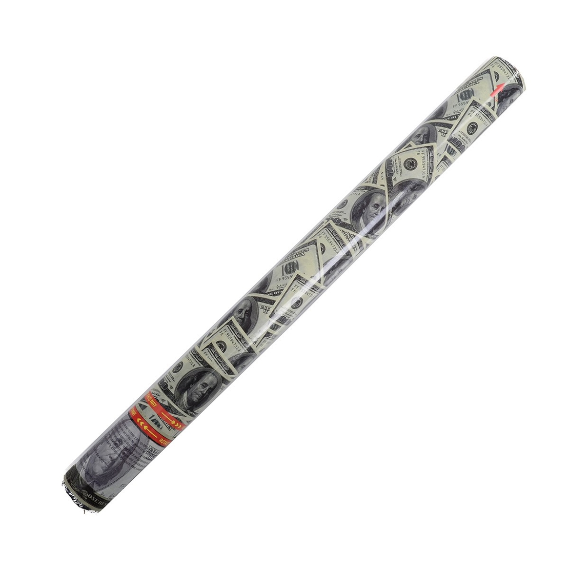 Tub de Confetti, Flippy, Money, 60x5 cm, Confetii Asortate Model Dolari, Eliberare prin Rasucire, Multicolor