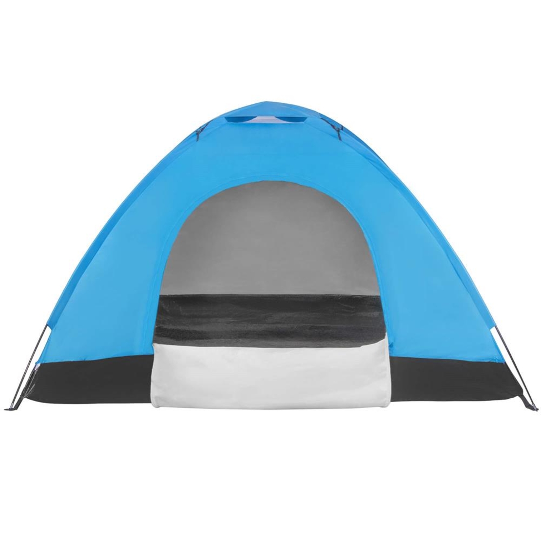 Cort plaja sau camping, impemeabil, cu protectie UV, 2 locuri, 200x150x110cm, albastru