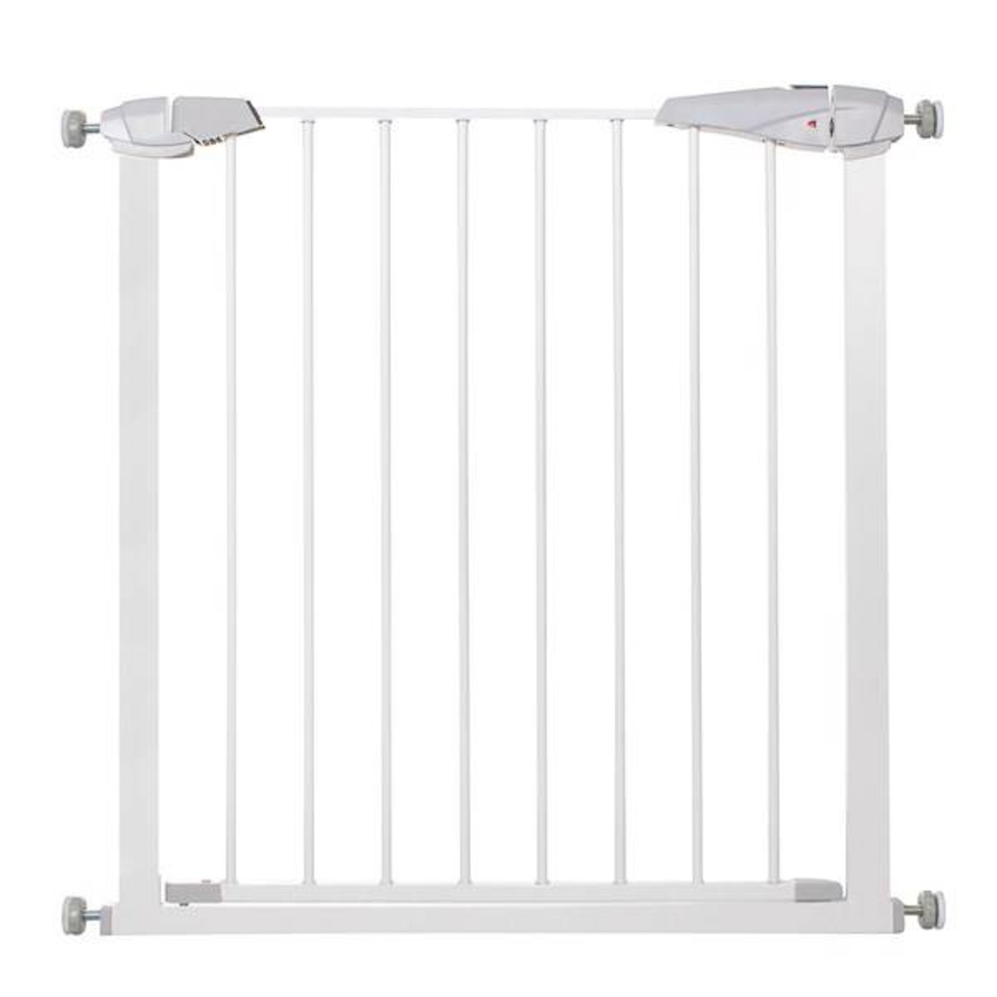 Poarta de siguranta Safety Gate pentru scari, ajustabila 132-141 cm, din otel, alba