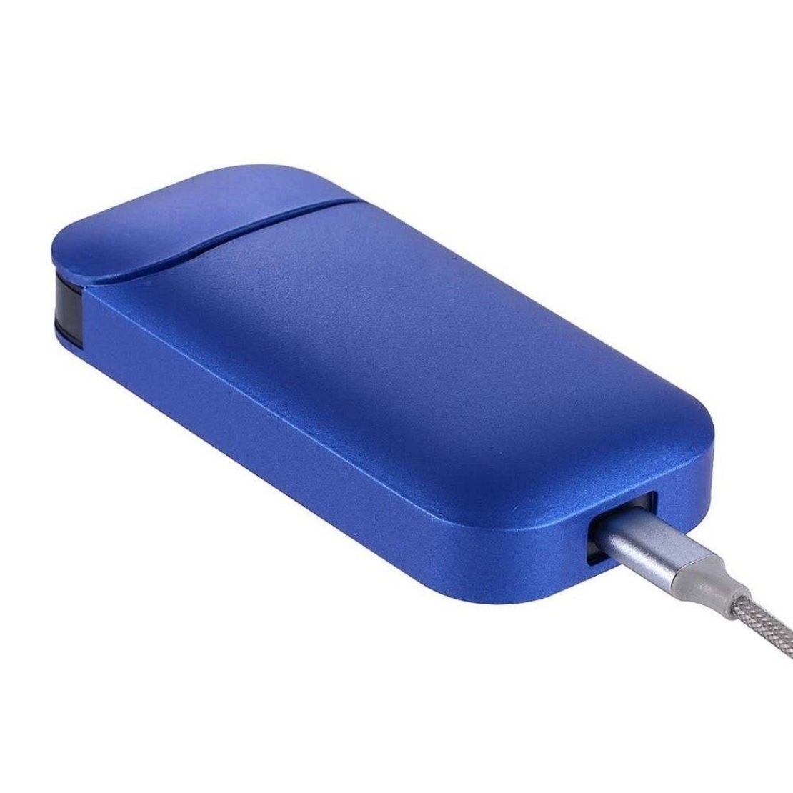 Husa Vafy pentru IQOS 2.4 Plus, Capac de Protectie, Anti Soc si Zgarieturi, Full Body, din Plastic, 11.5 x 5 x 2.3 cm, Albastru