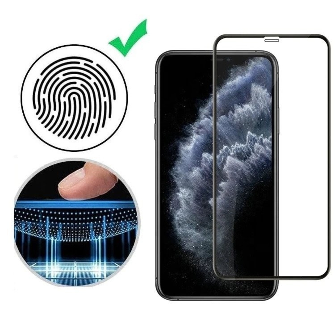 Folie Sticla securizata Flippy compatibila cu Xiaomi Redmi Note 10 5G Full Glue Negru