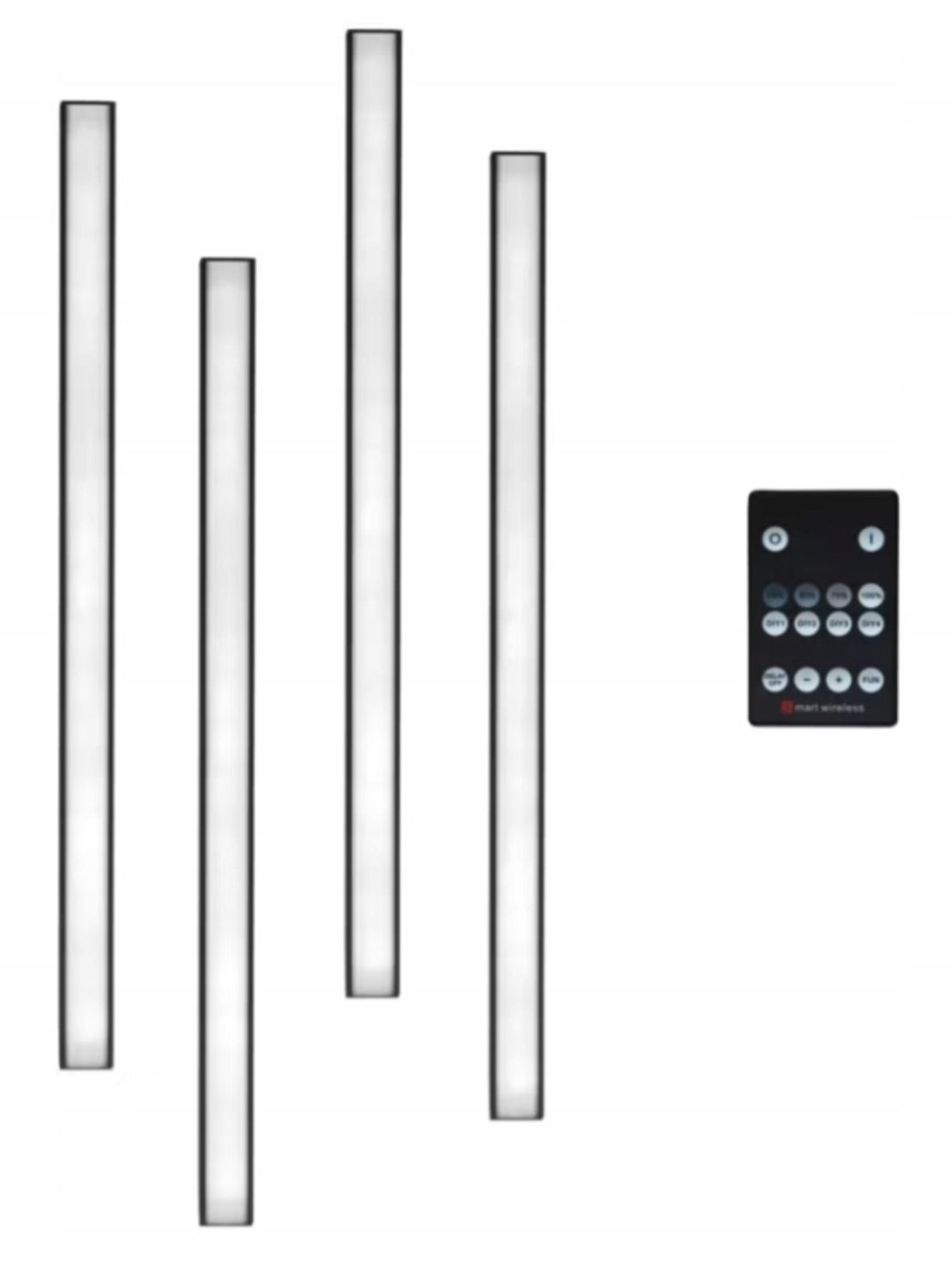 Set iluminare led pentru riflaje MDF, varianta II, 2 lampi x 1 metru, 520 lm, 5.6W, telecomanda
