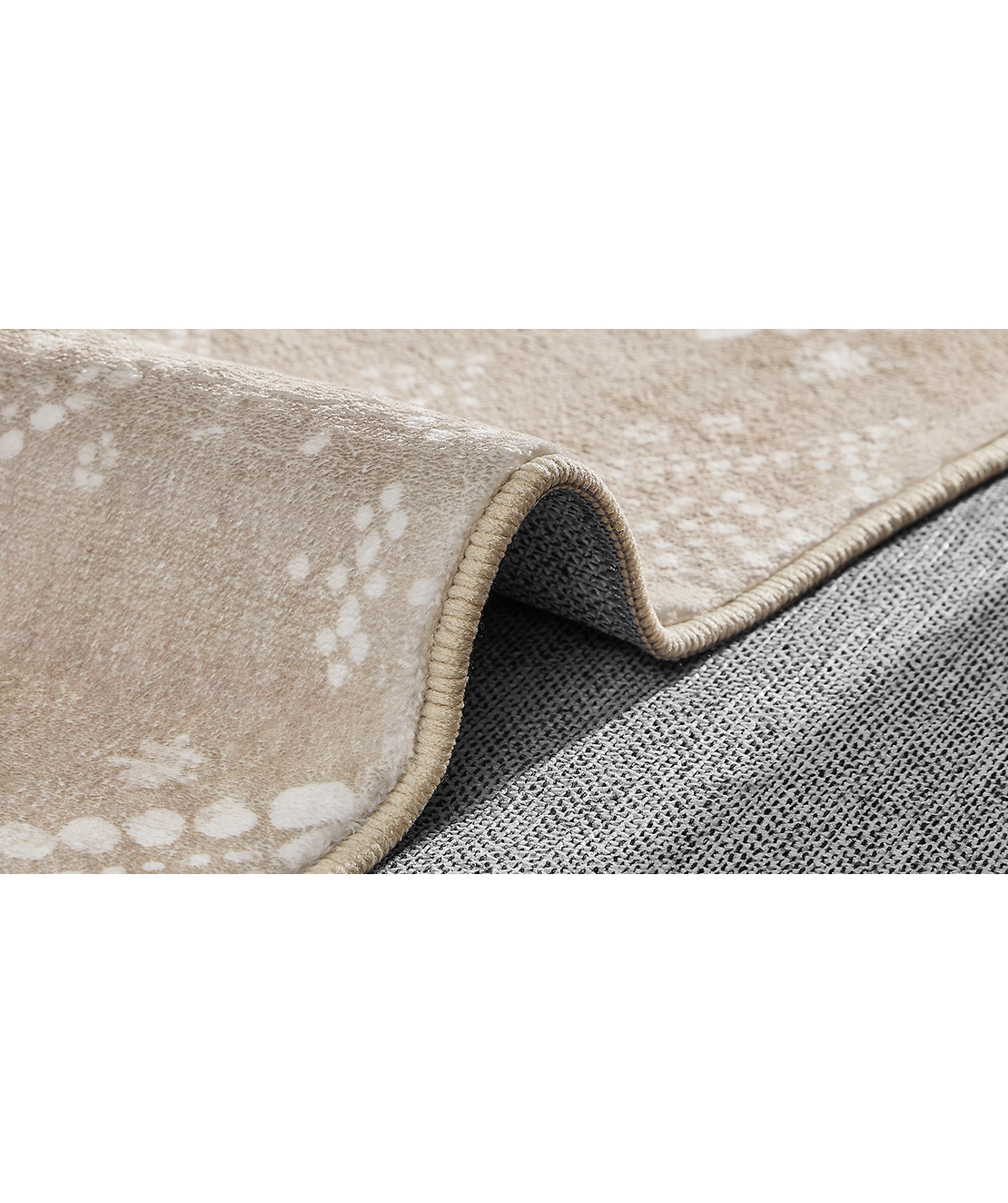 SONGMICS Covor decorativ antiderapant, stil boho, lavabil la masina, 80×150 cm, bej cappuccino