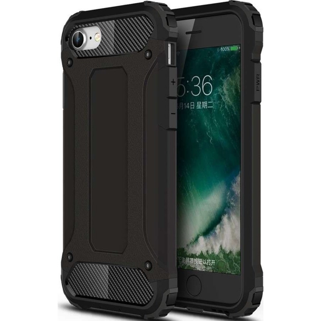 Husa de Protectie, Flippy, pentru Apple iPhone 11 Pro, Defender Model 1, silicon, plastic, Negru