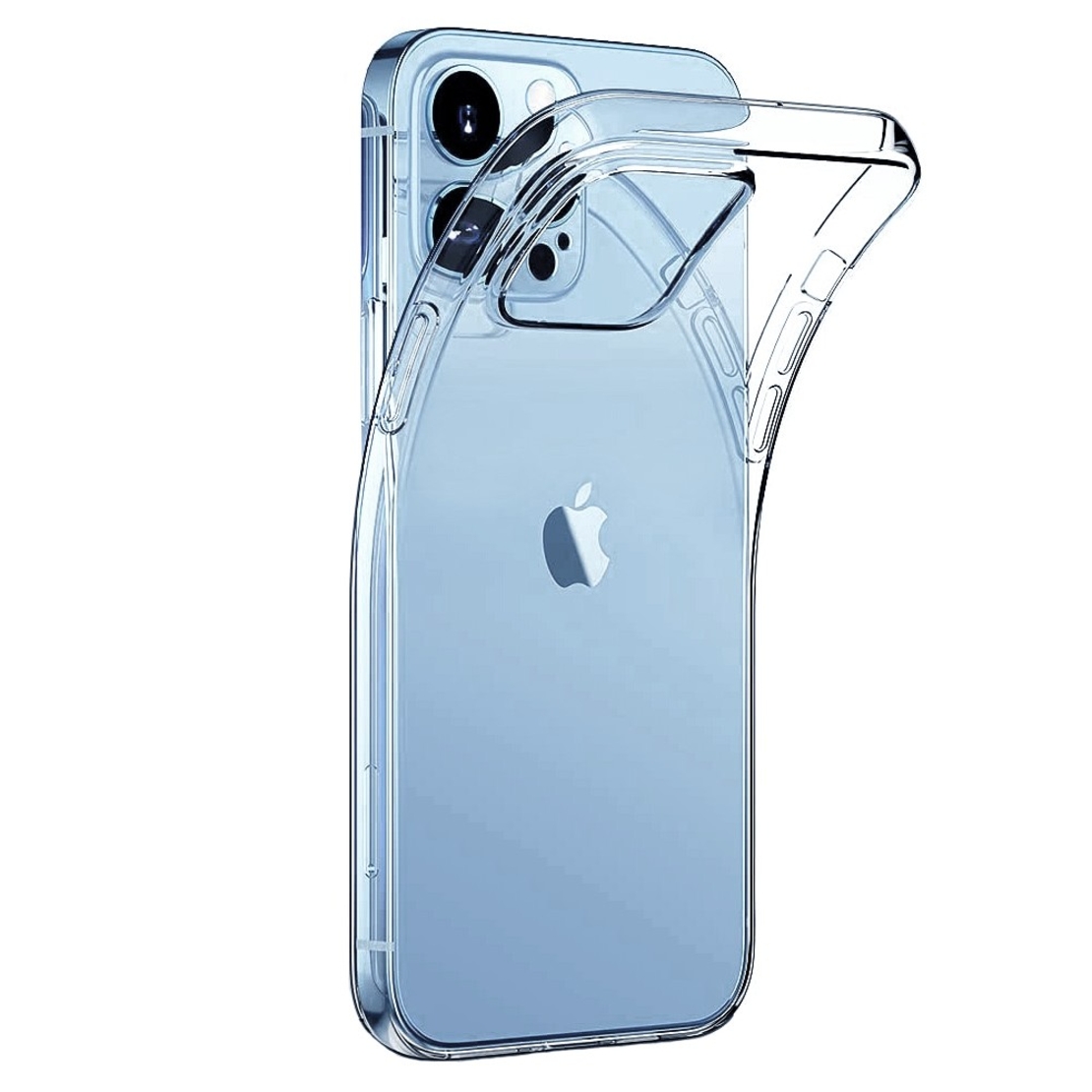 Husa de Protectie pentru IPhone 14 Pro, Vafy, Silicon TPU Transparenta, Protectie Antisoc, Rezistenta la Impact