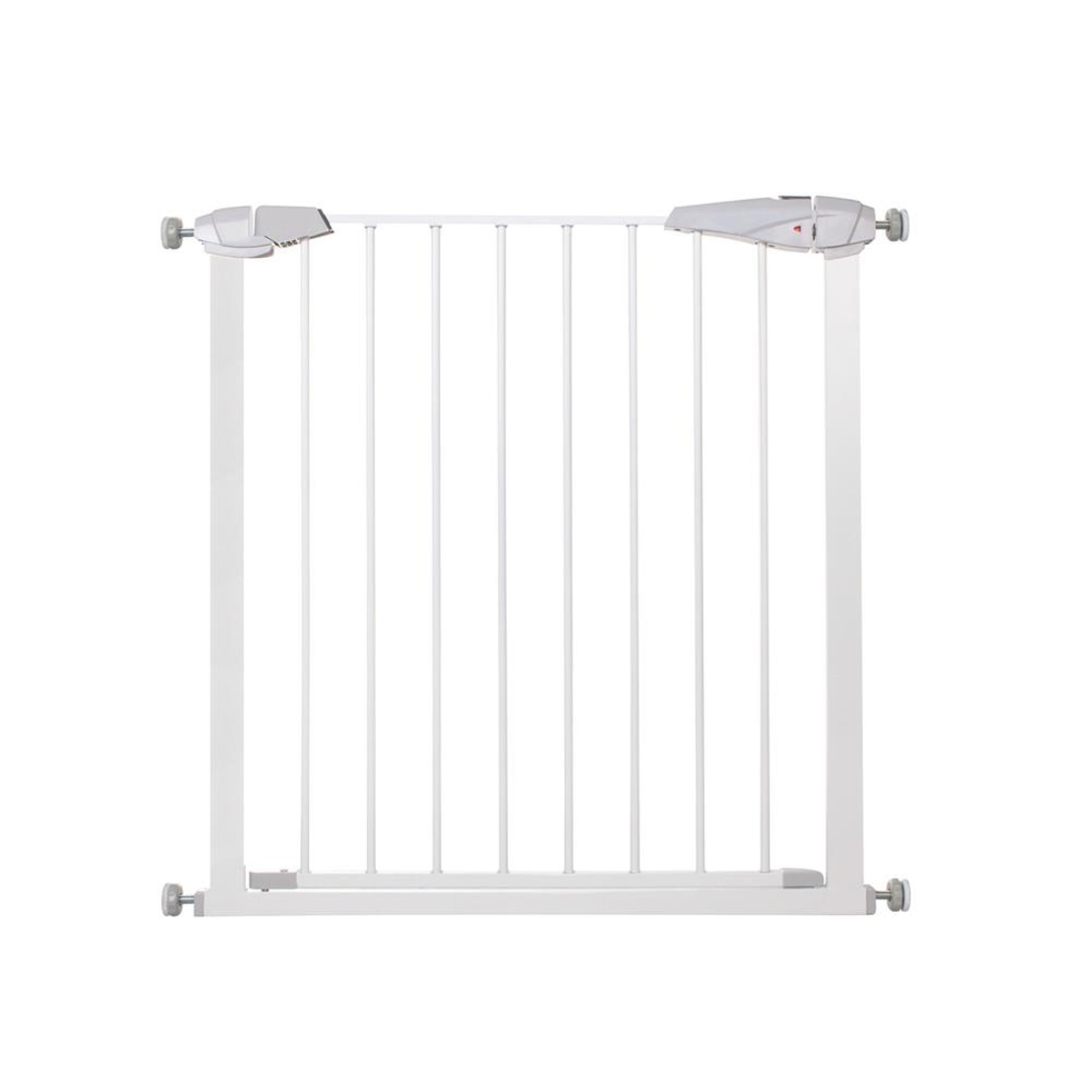 Poarta de siguranta Safety Gate pentru scari, ajustabila 83-92 cm, din otel, alba