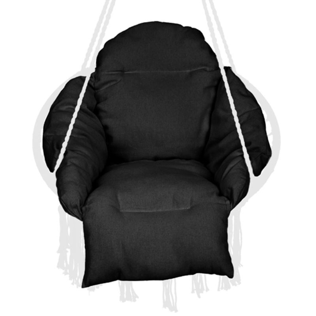 Perna pentru scaun rotund tip leagan suspendat, dimensiune XXL, negru