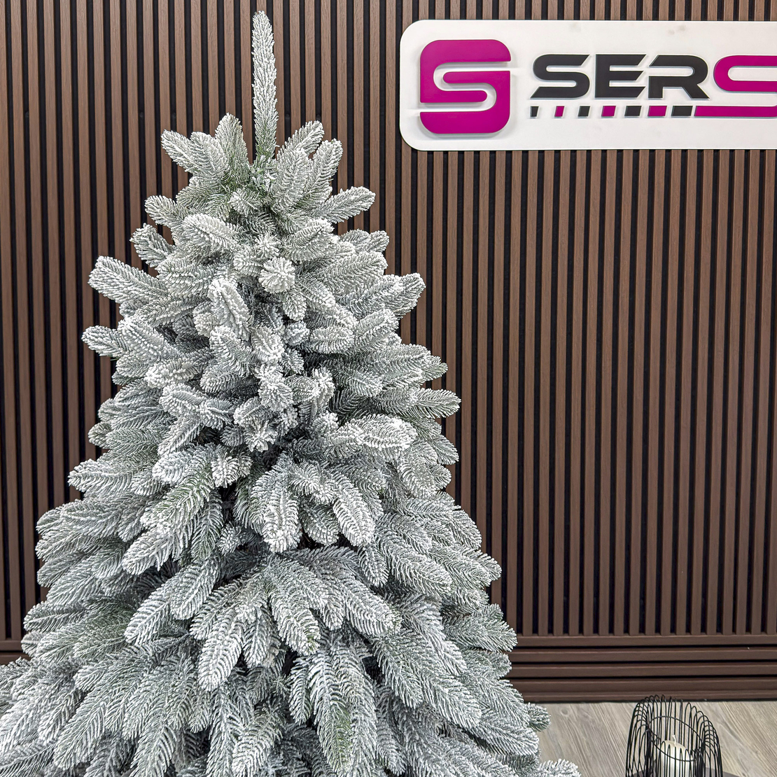 Brad artificial Christmas Deluxe by Sersimo, Laponia Select nins, integral 3D, 180cm