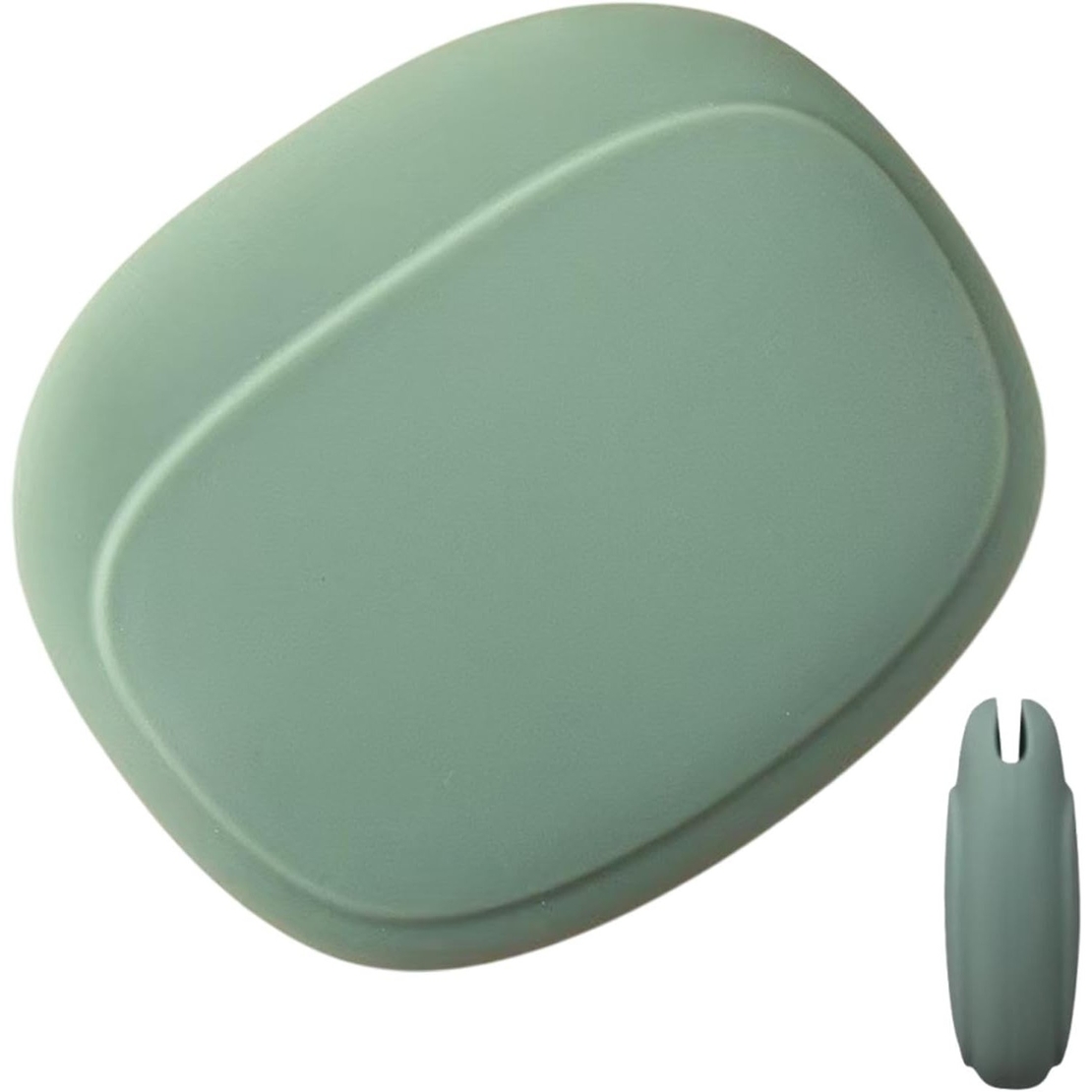 Husa din Silicon, Vafy, pentru Casti, Cabluri, Portabil, 8.5 x 10 x 2 cm, Gri