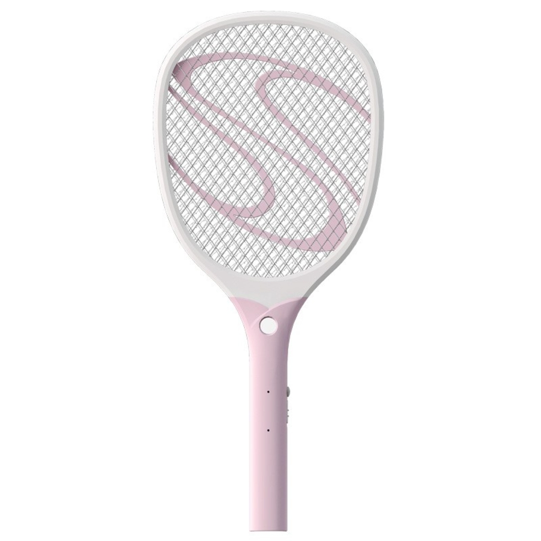 Paleta Electrica pentru Tantari, Muste sau Insecte LED, Flippy, Plastic, Casa si Gradina, Anti-insecte, Alb-Roz