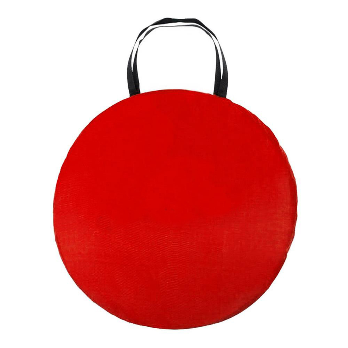 Cort plaja si picnic semi-deschis Sersimo, protectie UV, 200x120x95cm, rosu