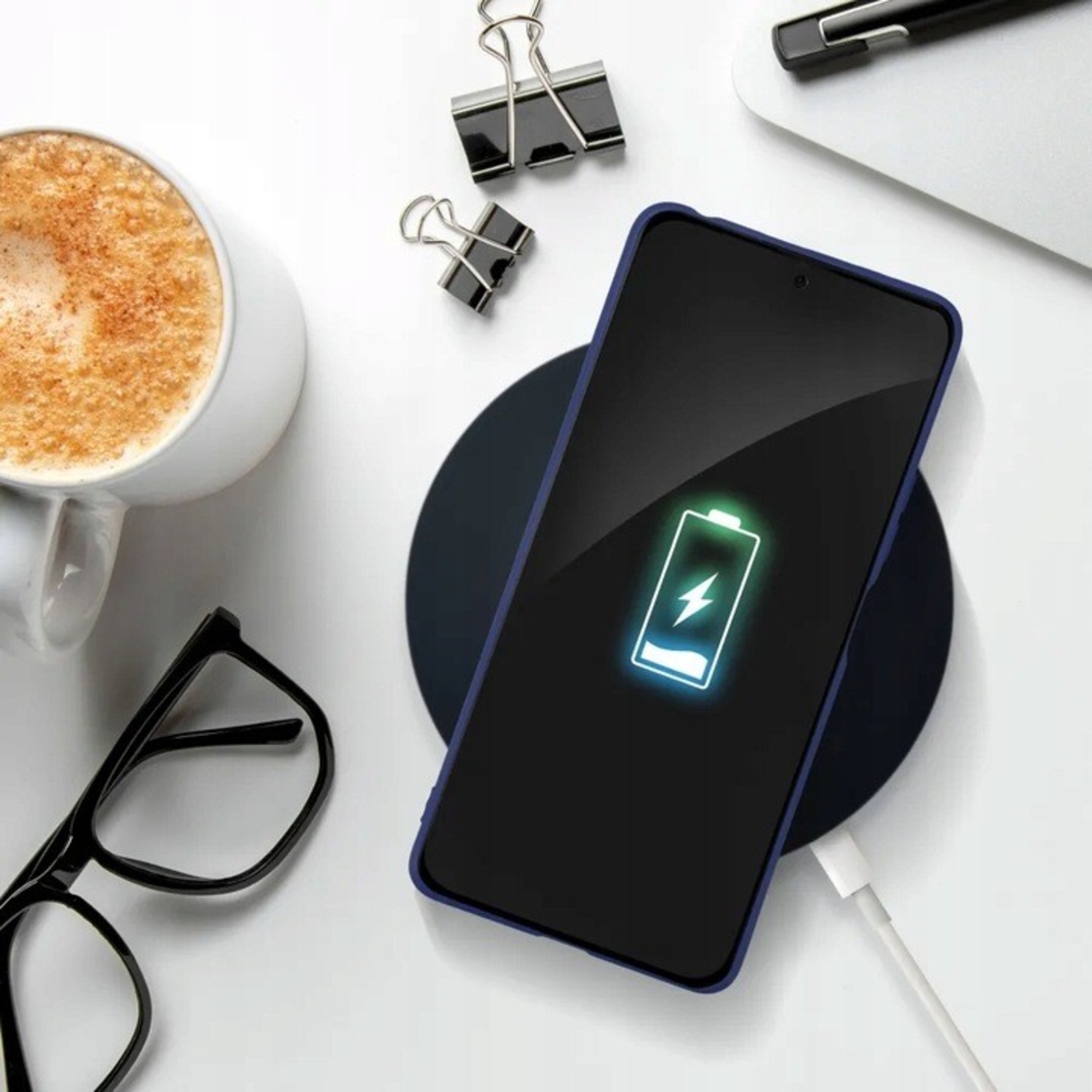 Husa de Protectie, Vafy, pentru Xiaomi 14 Ultra, Liquid Silicone, cu Microfibra pe Interior, Protectie Antisoc, Compatibil Incarcare Wireless, Albastru