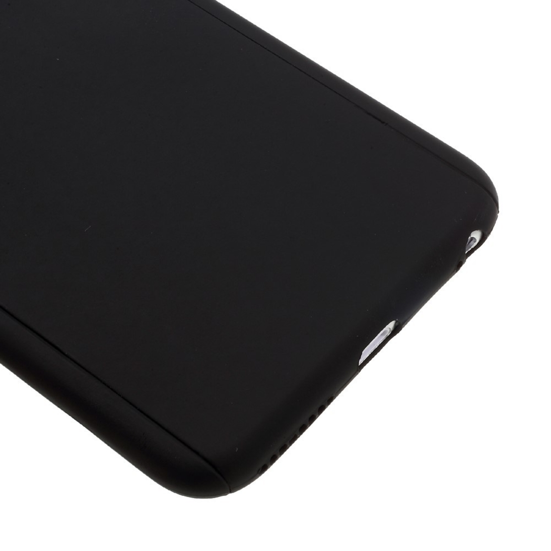 Husa Apple iPhone 6/6S Full Cover 360 Negru + Folie de protectie