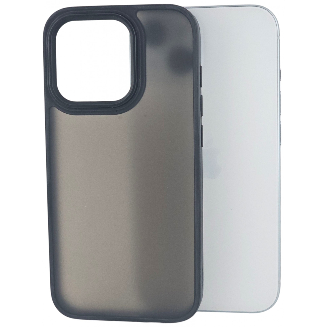Husa de Protectie, Vafy, pentru iPhone 15 Pro Max, Satin Matte, din PC, Negru