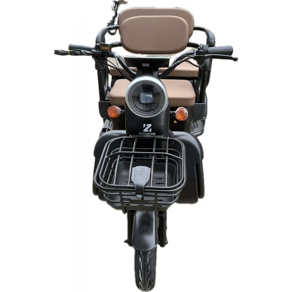 Triciclu Electric V6, Saige, Fara Permis, cu Doua Locuri, Motor 1800W, Baterie 72V24Ah, Autonomie 60km, 220x88x105 cm, Viteza Maxima 25km/h, Negru OldStyle