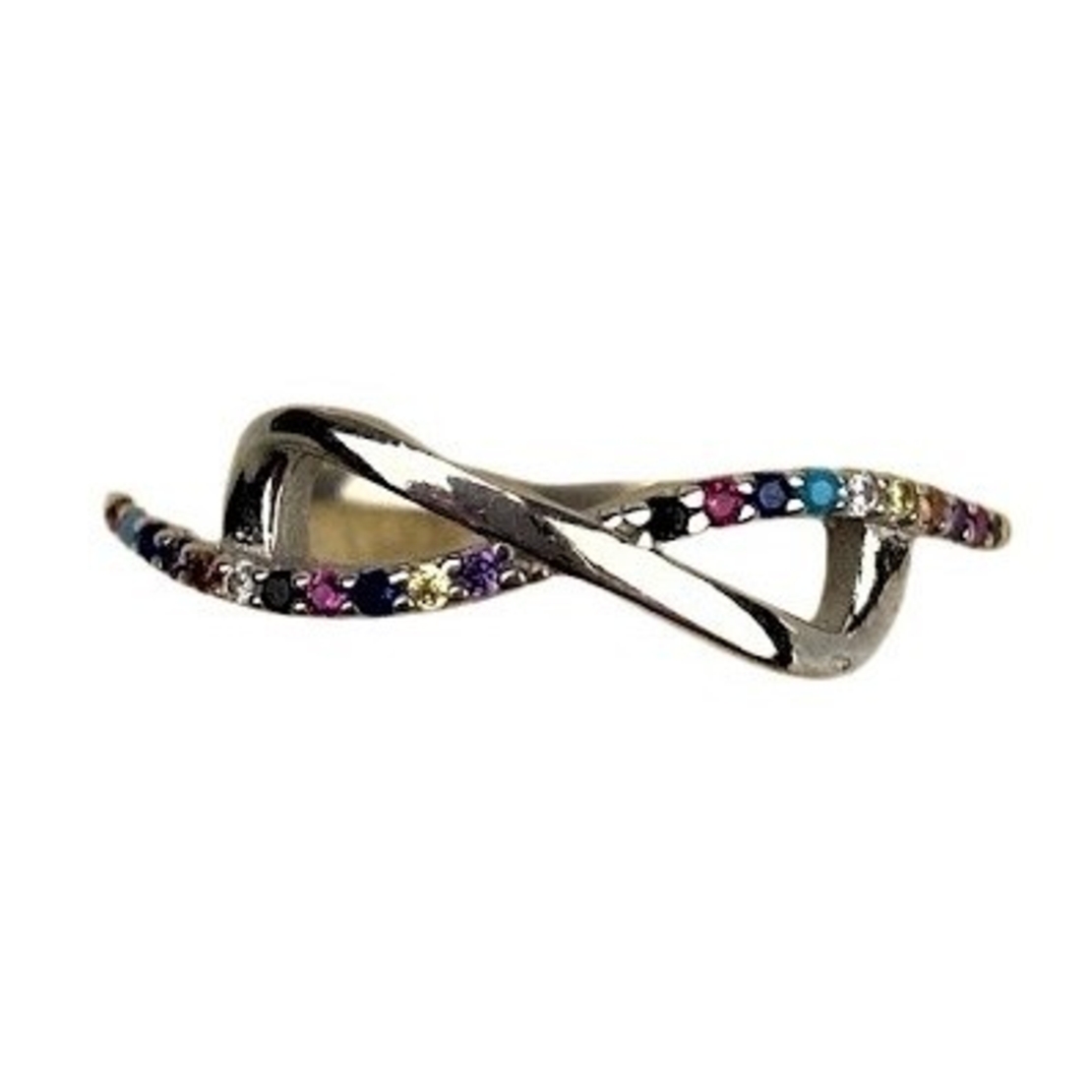 Inel Argint 925, Infinit Mare cu Zirconiu Colorat M 51