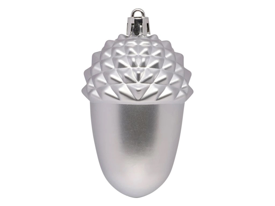 Set decoratiuni pentru brad Quiet Times, 60 piese, alb, albastru, argintiu