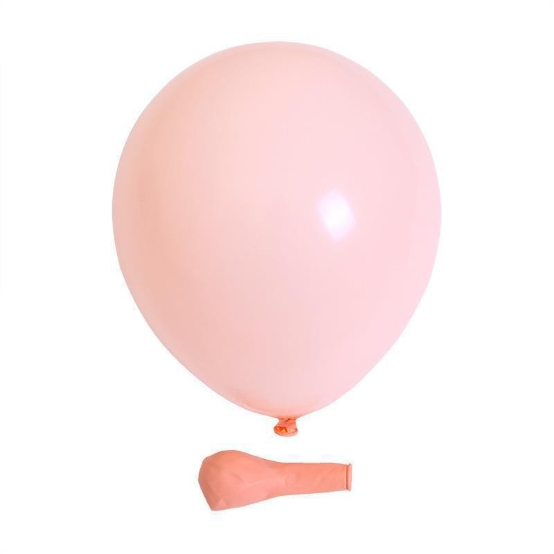 Set 12 Baloane, Flippy, din Latex Macaroon, 30 cm, Portocaliu