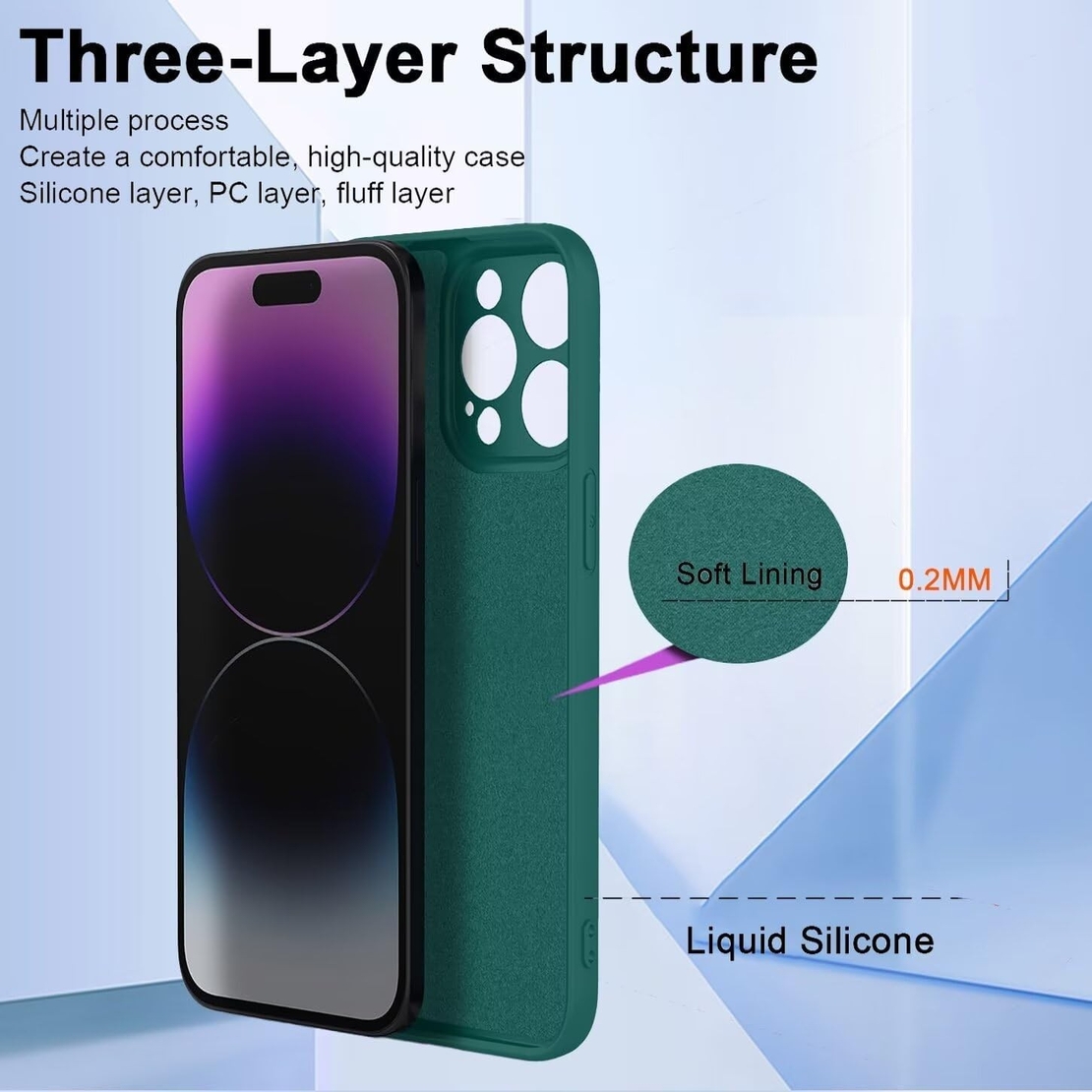 Husa de Protectie, Vafy, pentru Oppo Reno 11 F, Liquid Silicone, cu Microfibra pe Interior, Protectie Antisoc, Compatibil Incarcare Wireless, Verde