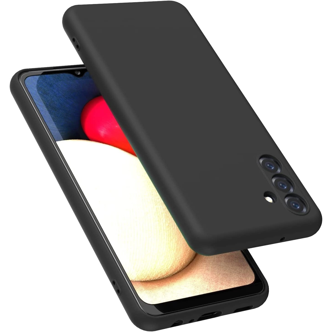 Husa de Protectie, Vafy, pentru Samsung Galaxy S24 FE, Liquid Silicone, cu Microfibra pe Interior, Protectie Antisoc, Compatibil Incarcare Wireless, Negru