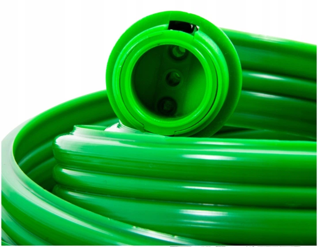 Furtun picurare pentru irigare gradina, 3 tuburi interne, distributie uniforma apa, 15 m, negru