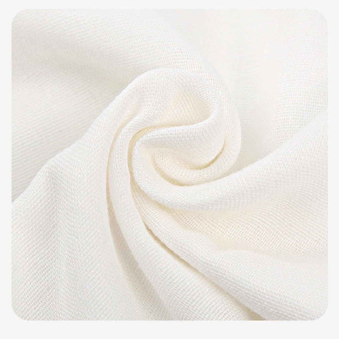 Prosop Absorbant, Flippy, din Bumbac, pentru Bebelusi, 19x28 cm, Model Norisor, Alb