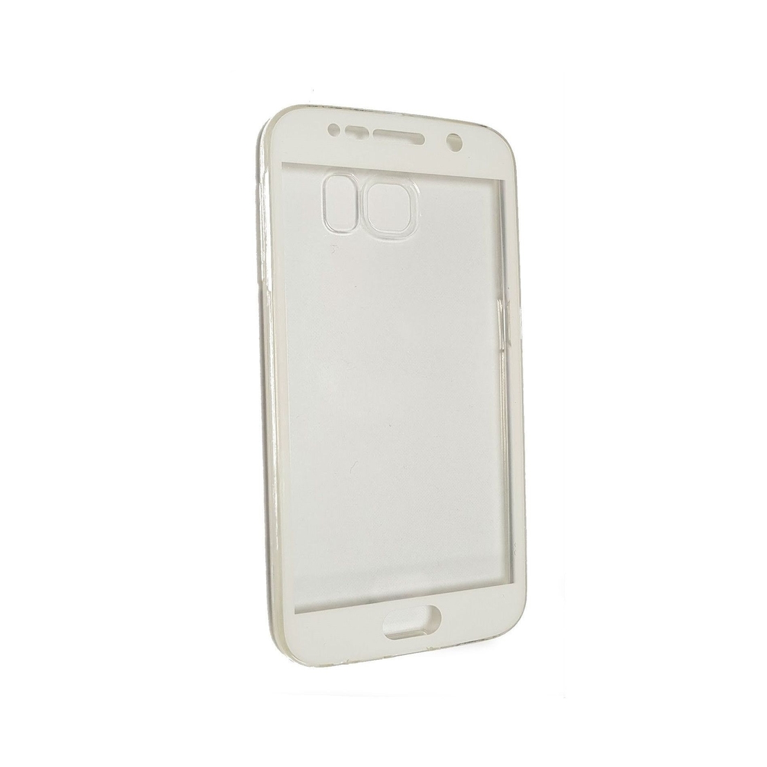 Husa de protectie Flippy® pentru Samsung A3 2017 Full Tpu 360 V2 Transparent cu margini albe