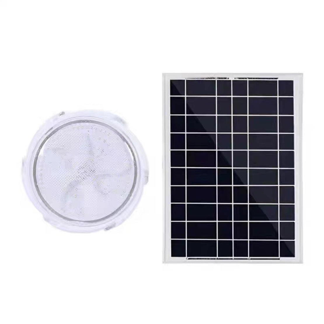 Plafoniera solara Flippy, 30W, diametru 145MM, cu telecomanda, lungime prelungitor 4.6 m, alb rece