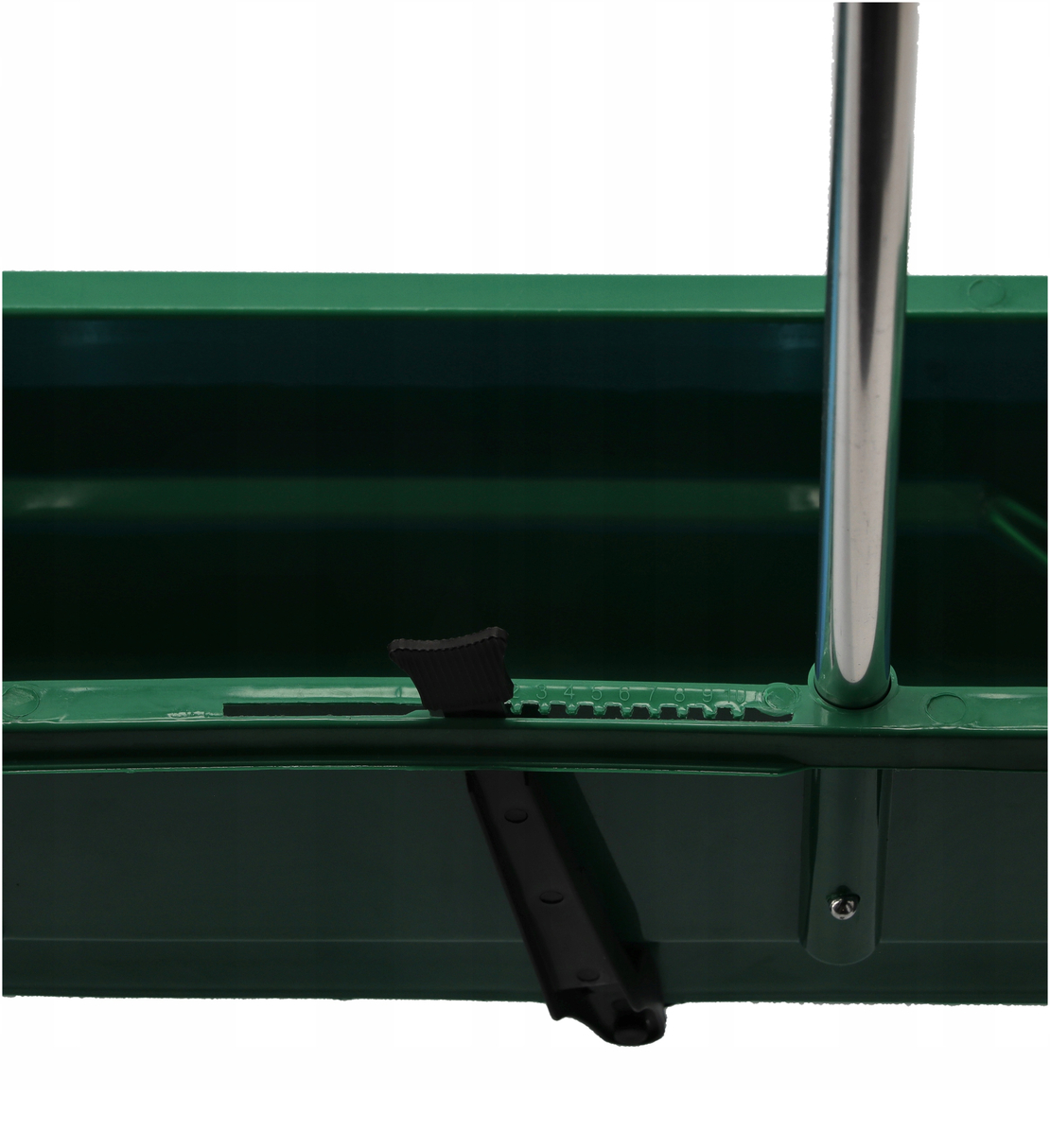 Distribuitor manual pentru seminte si ingrasamant cu reglaj 10 trepte, rezervor 12 litri, 110x57 cm