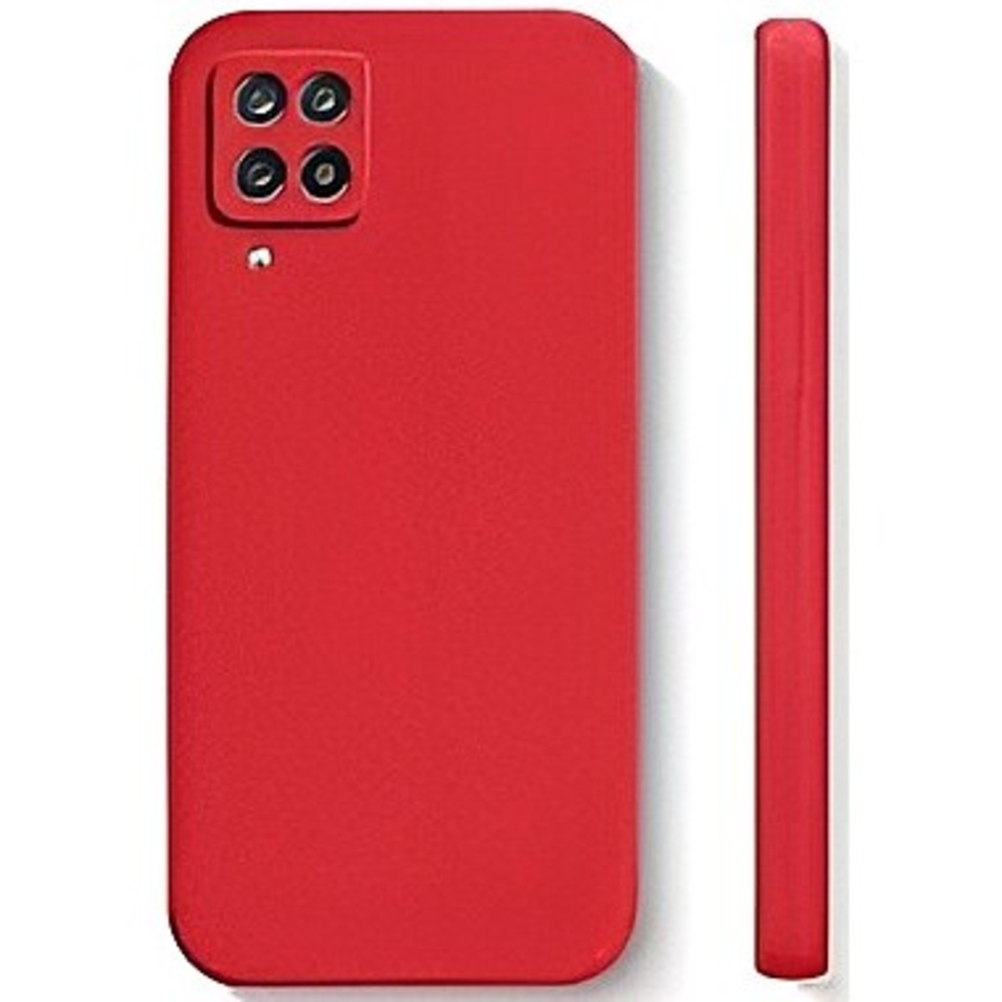 Husa de Protectie, Vafy, pentru Samsung A12, din Liquid Silicone, Flexibila, Fucshia