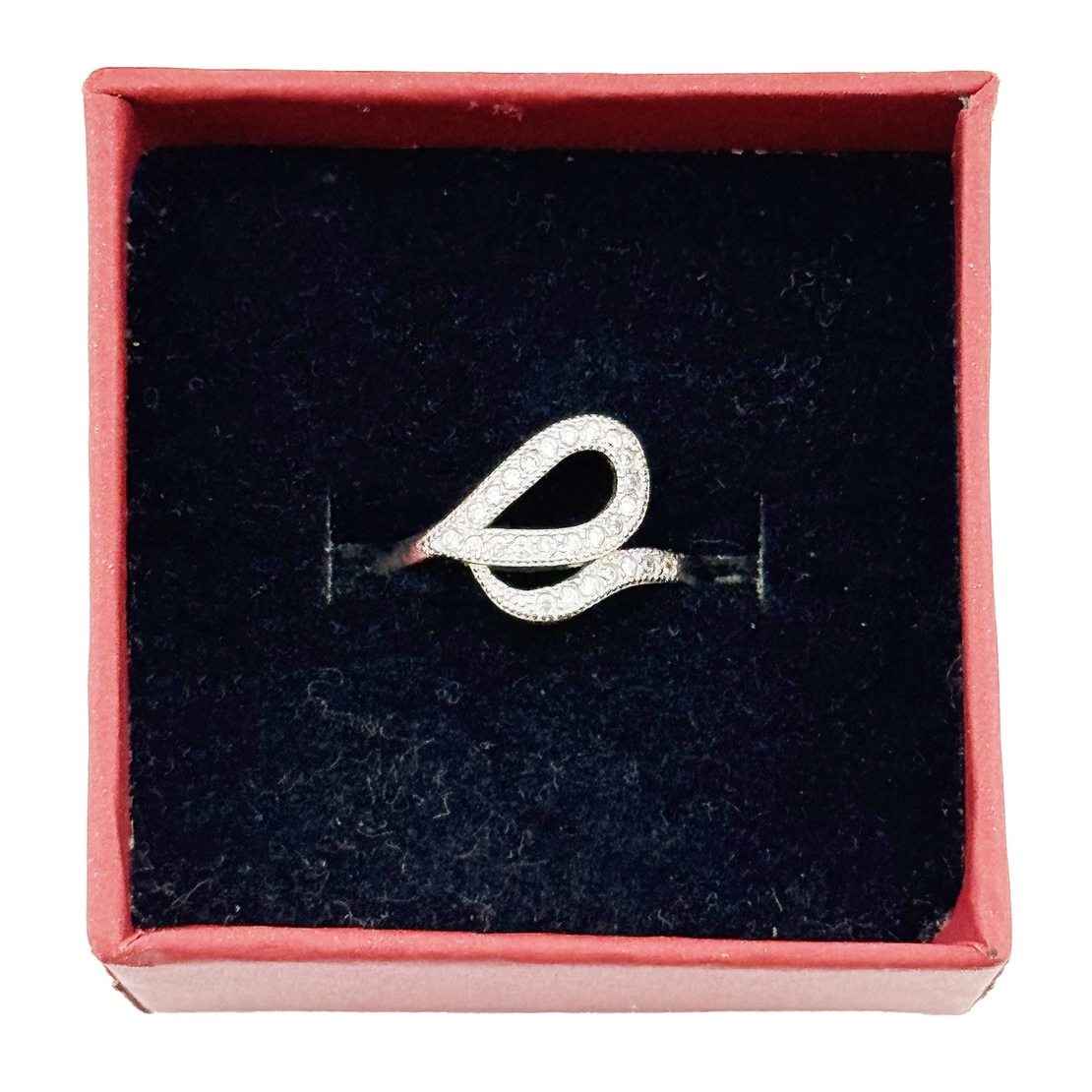Inel pentru Dama, Jolie, Argint 925, Model Sarpe cu Pietre, 2.3g, 1 cm x 1.5 cm, Marimea 51, Argintiu