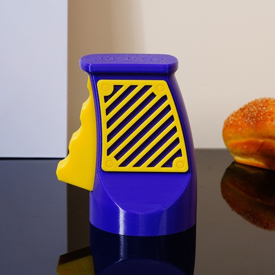 Desfacator Doze, Vafy, din ABS, 10.7 x 8 cm, Manual, Albastru/Galben