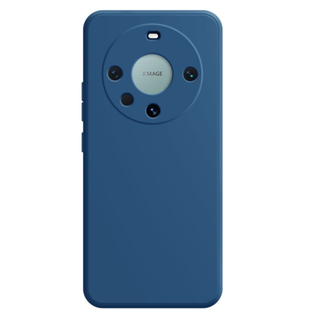 Husa de Protectie, Vafy, pentru Huawei Mate 60 Pro, Liquid Silicone, cu Microfibra pe Interior, Protectie Antisoc, Compatibil Incarcare Wireless, Albastru