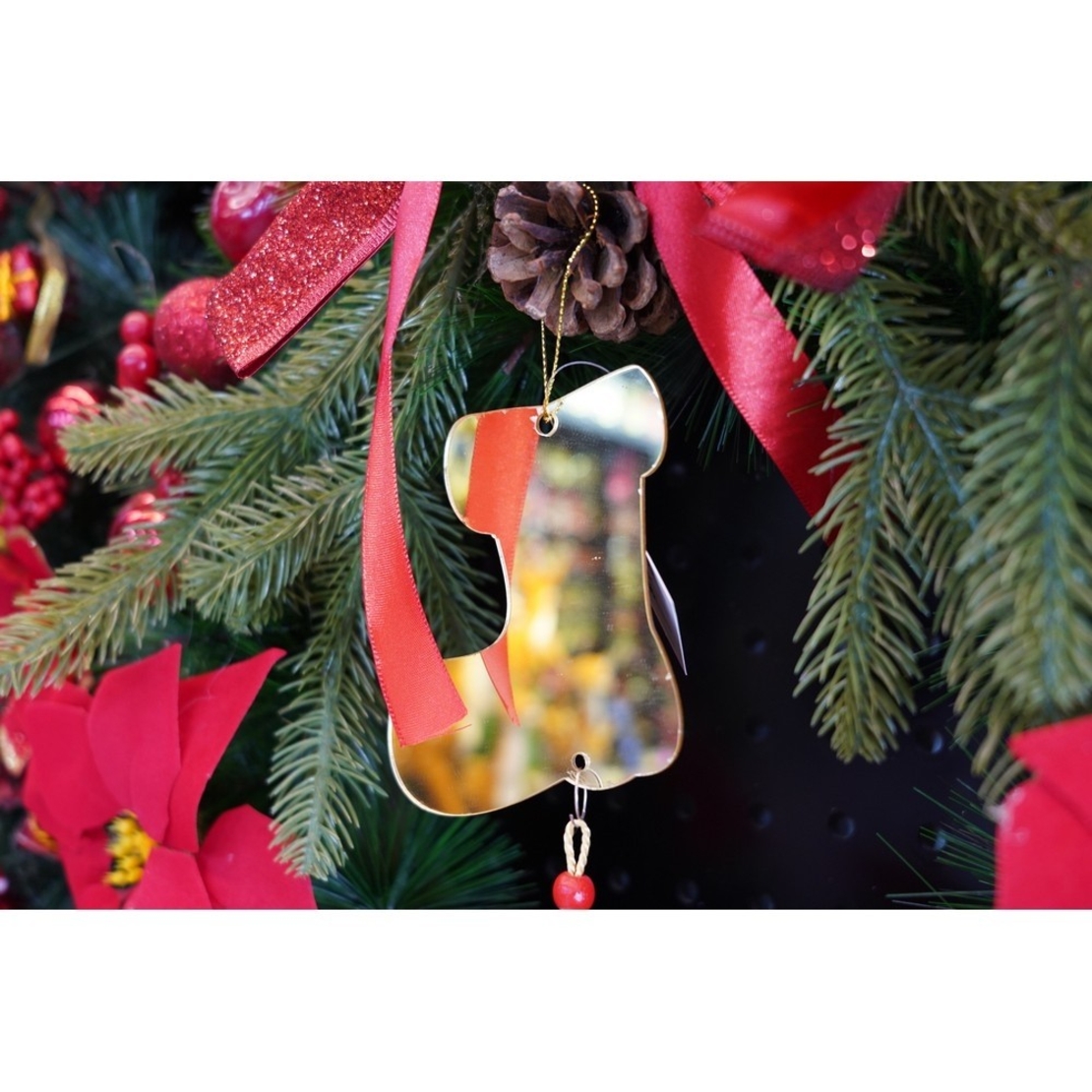 Ornament brad, Flippy, Gheata, Auriu, Lucios, 10*25CM, Acril, Interior/ Exterior