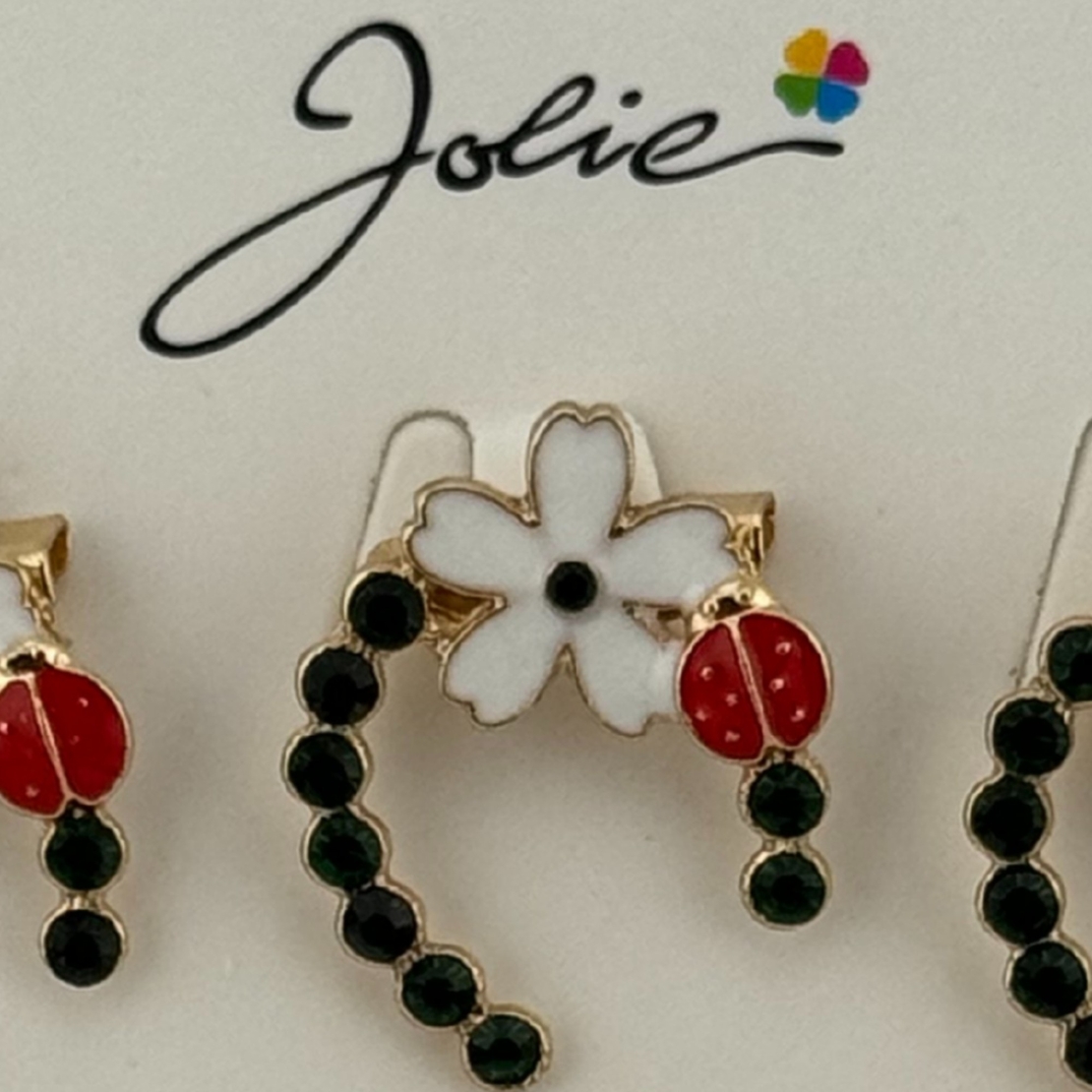 Set 12 Brose Martisor Primavara, Jolie, Model Potcoava cu Floare si Buburuza