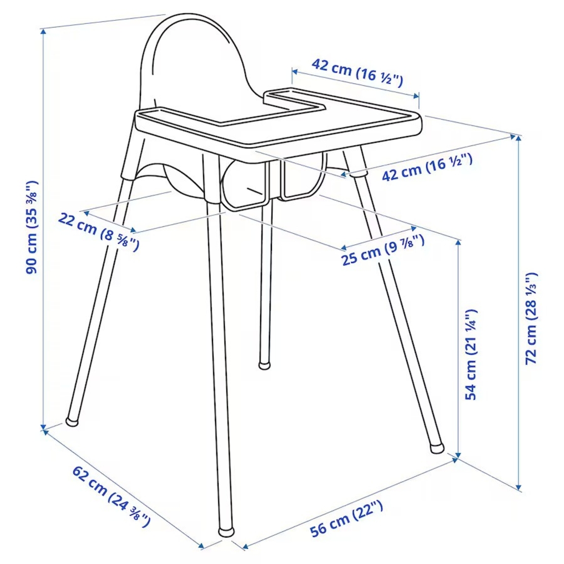 Scaun de masa telescopic pentru bebelusi si copii, Flippy, cu Suport picioare si Centura de siguranta, reglabil pe inaltime, Varsta 6-32 luni, Alb