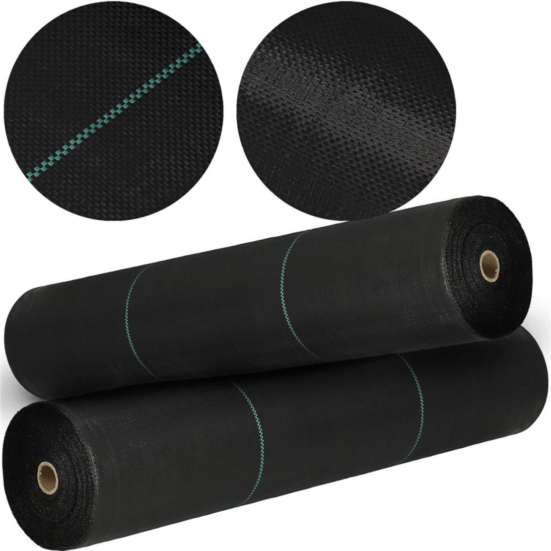 Folie agrotextil, mulcire, antiburuieni, filtru UV, 50 x 1.1metri, 70g/m2, negru