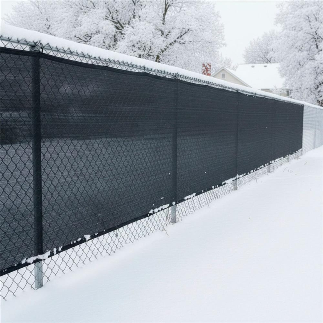 Plasa umbrire si intimitate pentru gard, 1.5m latime, 10m lungime, 185g densitate 95%, antracit deschis