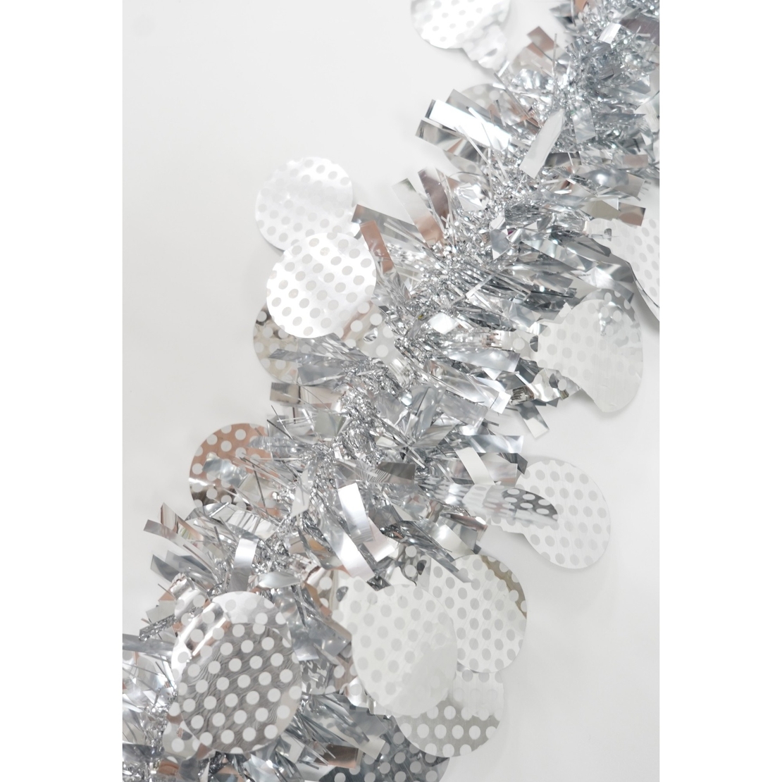 Beteala Craciun, Flippy, argintiu, marimea: 2 m x 11 cm x 9 cm material:folie PVC, interior/exterior