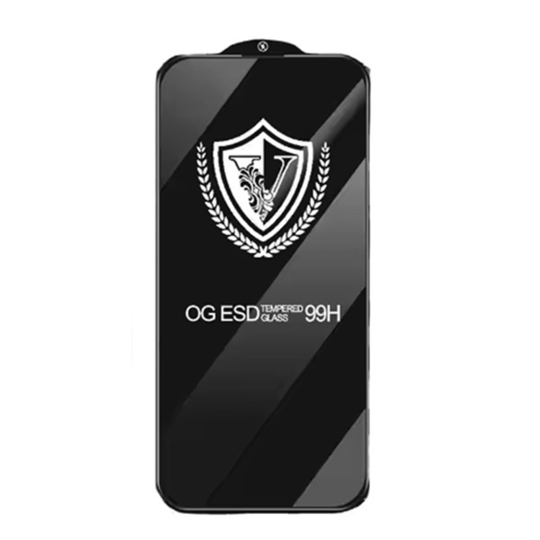 Folie Sticla Securizata, Vafy, compatibila cu Apple iPhone 16, Sticla, Super HD Glass, Anti-static, Margini Negre, 99H OG, Transparent