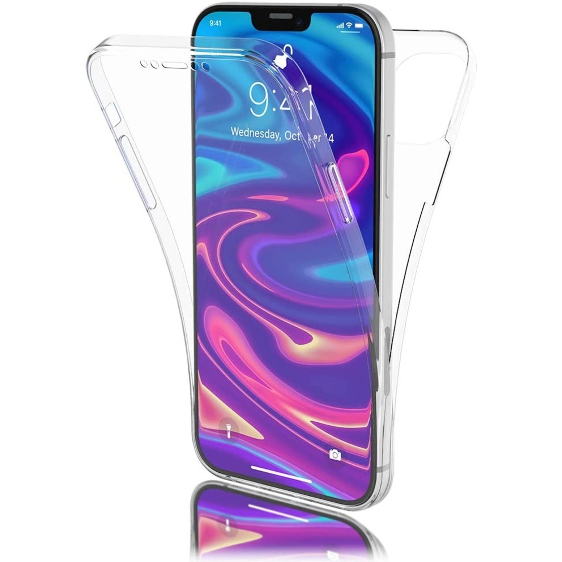 Husa de protectie Vafy® pentru Huawei P40 Lite E Full Tpu 360 Transparent