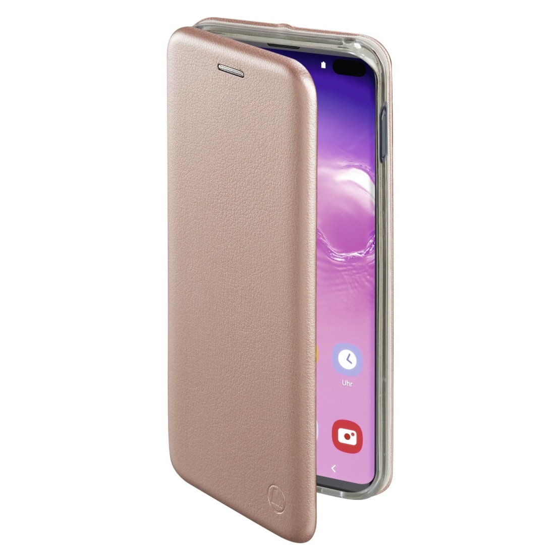 Husa de protectie Vafy compatibila cu Samsung Galaxy A72 Magnet Book Case Roz-Auriu