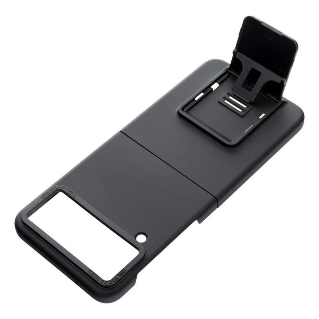 Husa de Protectie, Vafy, pentru Samsung Galaxy Z Flip 4 5G, din PC, cu Pliere Tridimensionala, Multifunctionala, Negru
