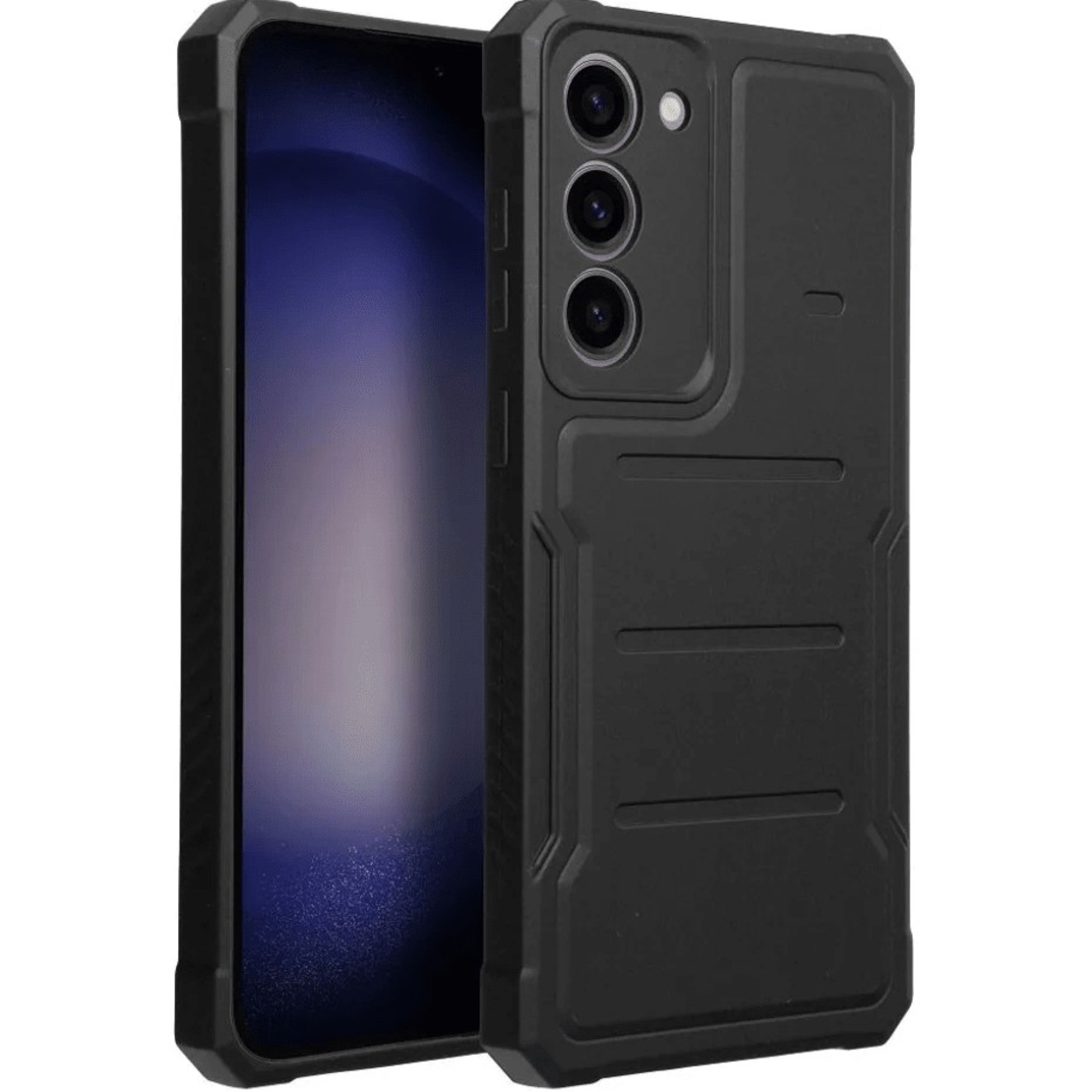 Husa de Protectie, Flippy, pentru Apple iPhone XR, Defender Model 1, silicon, plastic, Negru