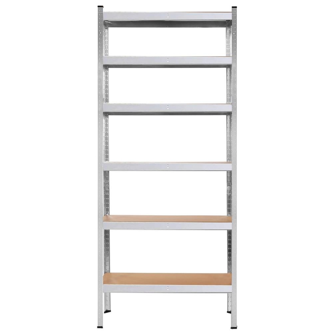 Raft cadru metalic modular pentru depozitare, 6 polite, 225x110x50cm, sarcina 900kg
