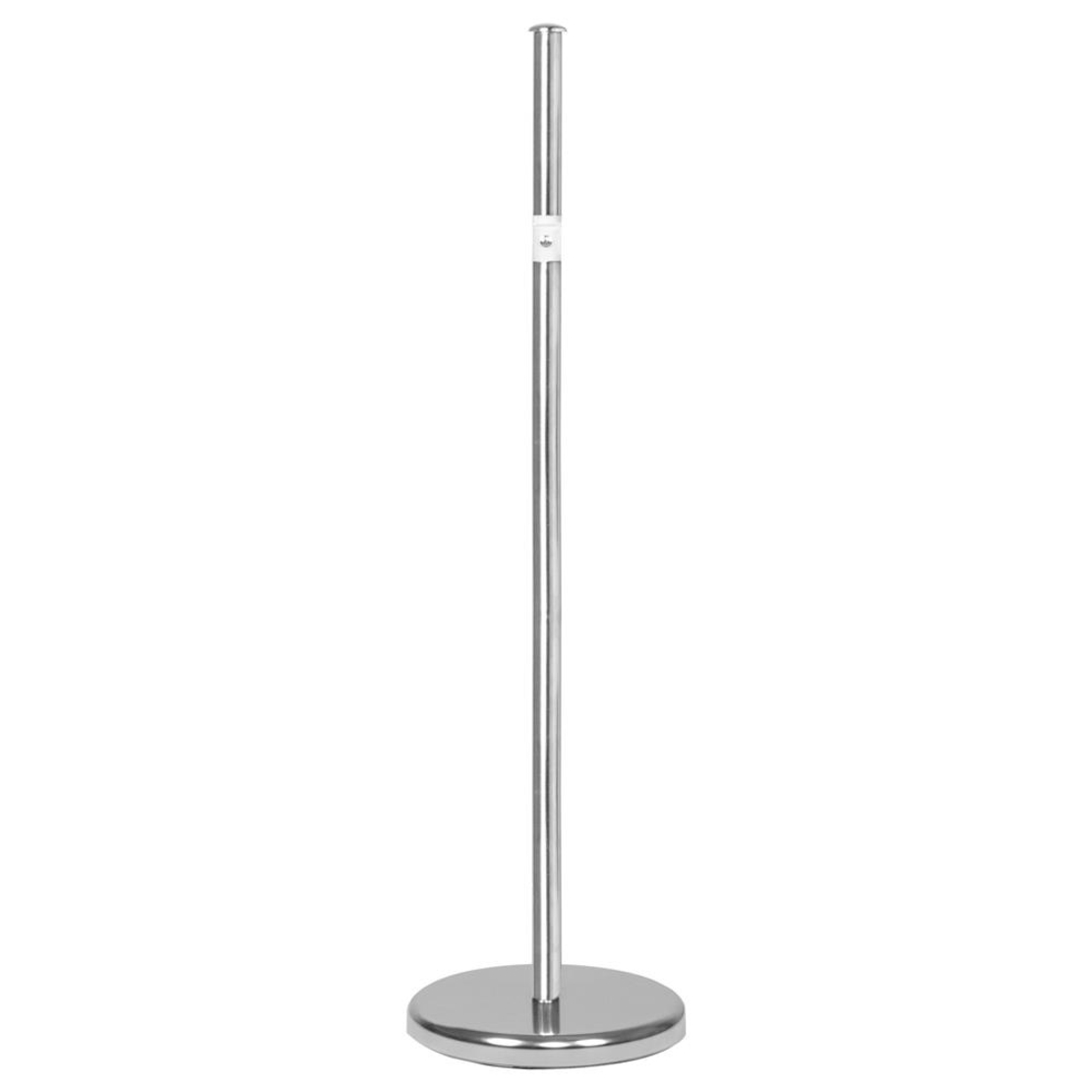 Suport hartie igienica 2 in 1 cu tija mobila, 68.5cm, argintiu