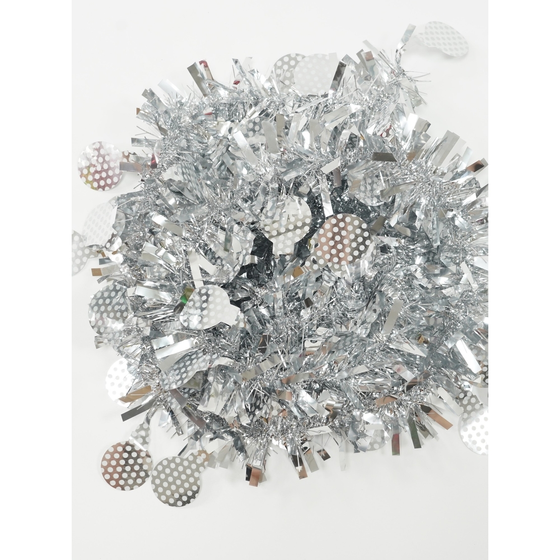 Beteala Craciun, Flippy, argintiu, marimea: 2 m x 11 cm x 9 cm material:folie PVC, interior/exterior