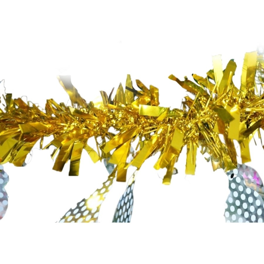 Beteala Craciun, Flippy, auriu, marimea: 2 m x 11 cm x 9 cm material:folie PVC, interior/exterior